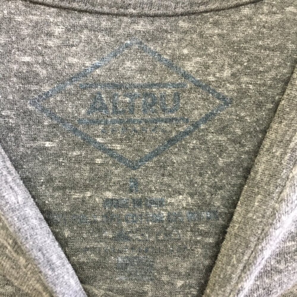 ALTRU Polaroid Graphic T-Shirt Gray Womens Small Crew Neck - Picture 7 of 15